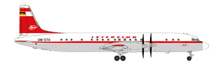 Herpa 572873 - 1:200 - Interflug Ilyushin IL-18 - DM-STO